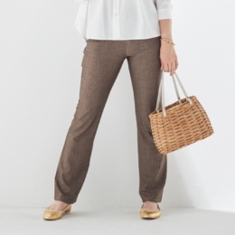 BOBSON SunSister ストレッチニットデニム調ブーツカット