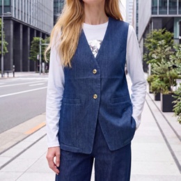 Oh My Tailor モデリスト エクストラストレッチデニムジレJK