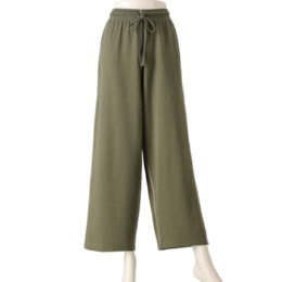 PERSONS ガーゼタッチリバーシブルワイドパンツ