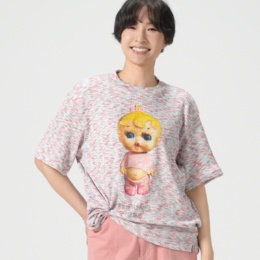 PERSONS ヴィンテージトイプリント&ラインストーンTシャツ