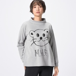 KidsAngel BIGベアープリントプルオーバー