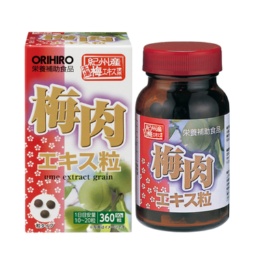 オリヒロ 梅肉エキス粒 360粒