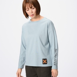 BA-TSU CLUB 袖プリントロングスリーブTシャツ