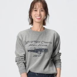 McGREGOR CLASSIC 天竺プリント長袖Tシャツ
