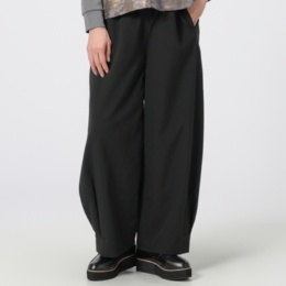 ModdedAnce 裾切替タックワイドパンツ