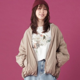 MERCI GRACE 裾バルーンMA1ジャケット