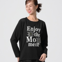 KILA MODA 今を楽しむフラワーロゴプルオーバー