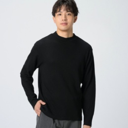  Provador カシミヤ混 甘編み接結プルオーバーMEN