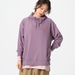 PERSONS スウェットワンポイントパーカー