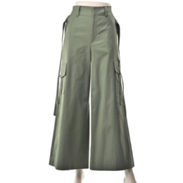 Abanicos ストレッチチノ ストラップ カーゴパンツ