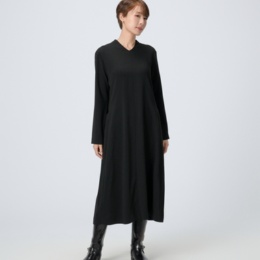 Abanicos ジョーゼット ミニマル ワンピース