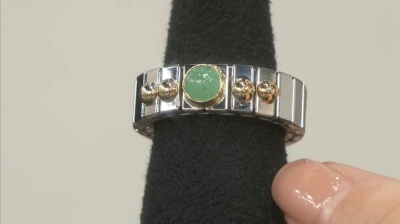 Nomination イタリア製 アメジスト ストレッチリング SS/K18YG Nomination イタリア製 アメジスト ストレッチリング SS/K18YG