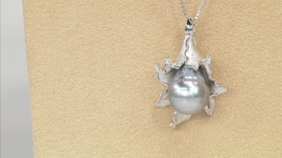 ☆真珠☆ページ 14.0mm 黒蝶真珠ペンダント | Moon Label - 大月真珠オンライン