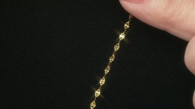 マエストロ 純金 リーフペタルチェーンブレスレット マエストロピュア