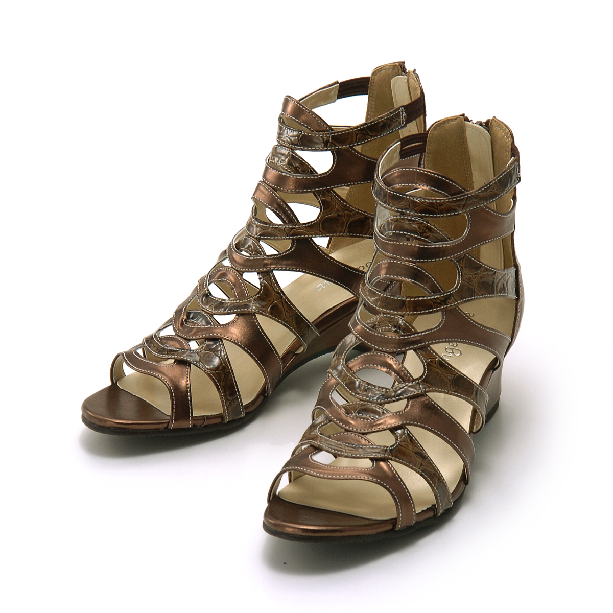 自由が丘アンジュパッセ グラディエーター ショートブーツ No Qvc Jp