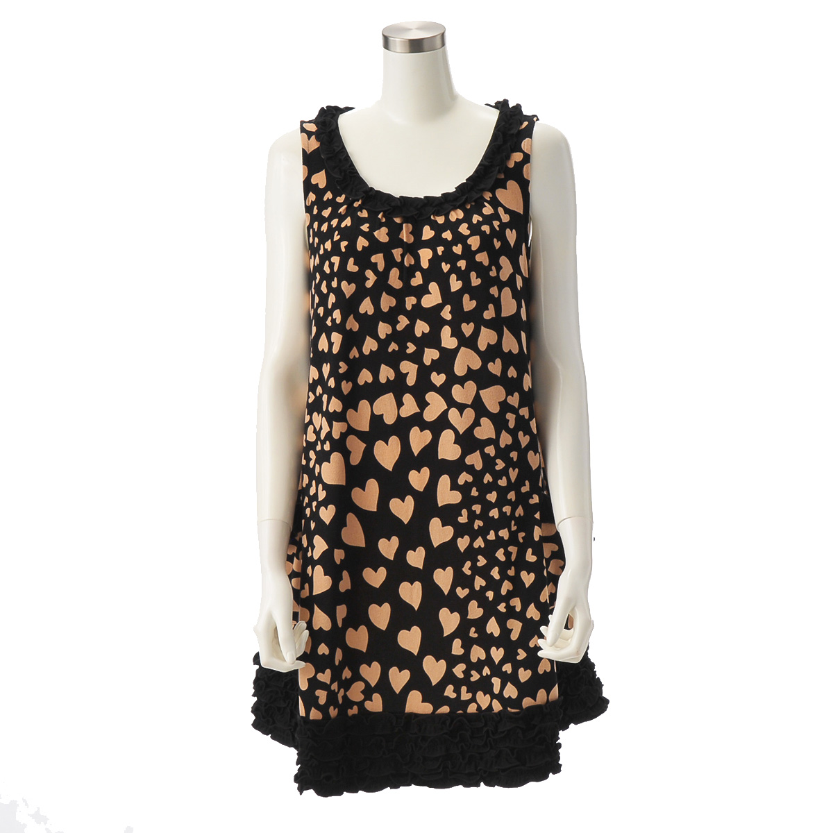 Love ハートプリント ラブリーサーキュラーワンピース アンドラブ Love No Qvc Jp