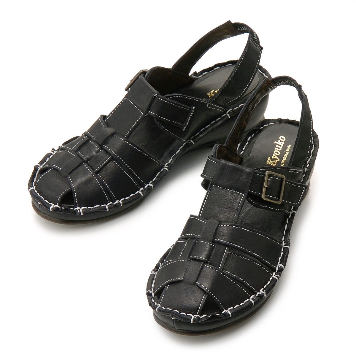 ミスキョウコ 牛革ナチュラルサンダル No Qvc Jp