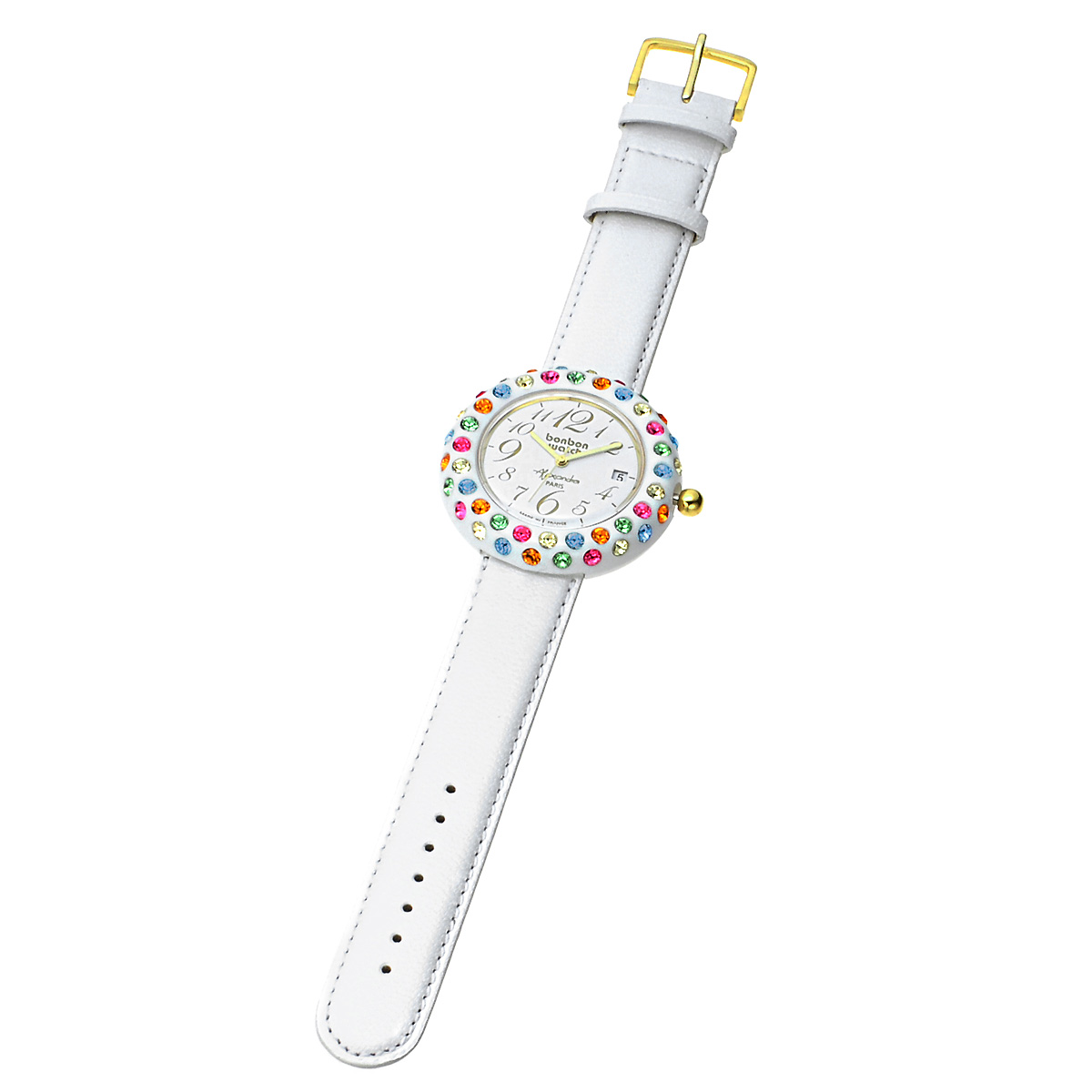 ボンボンウォッチ レインボー ホワイト No Qvc Jp