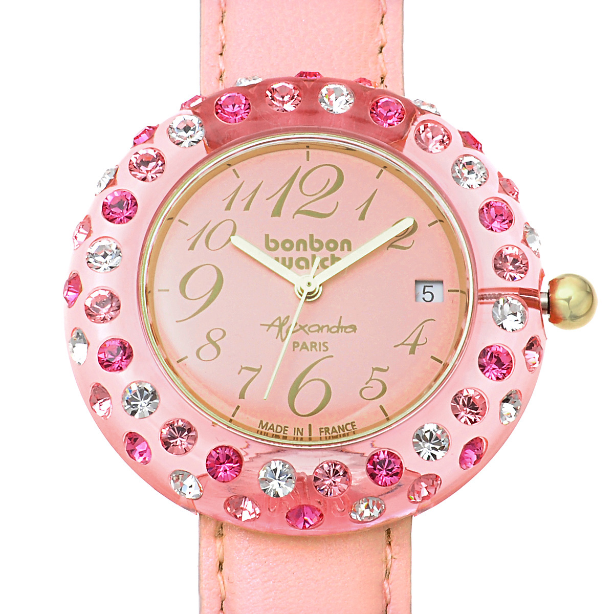 ボンボンウォッチ レインボー ピンク No Qvc Jp