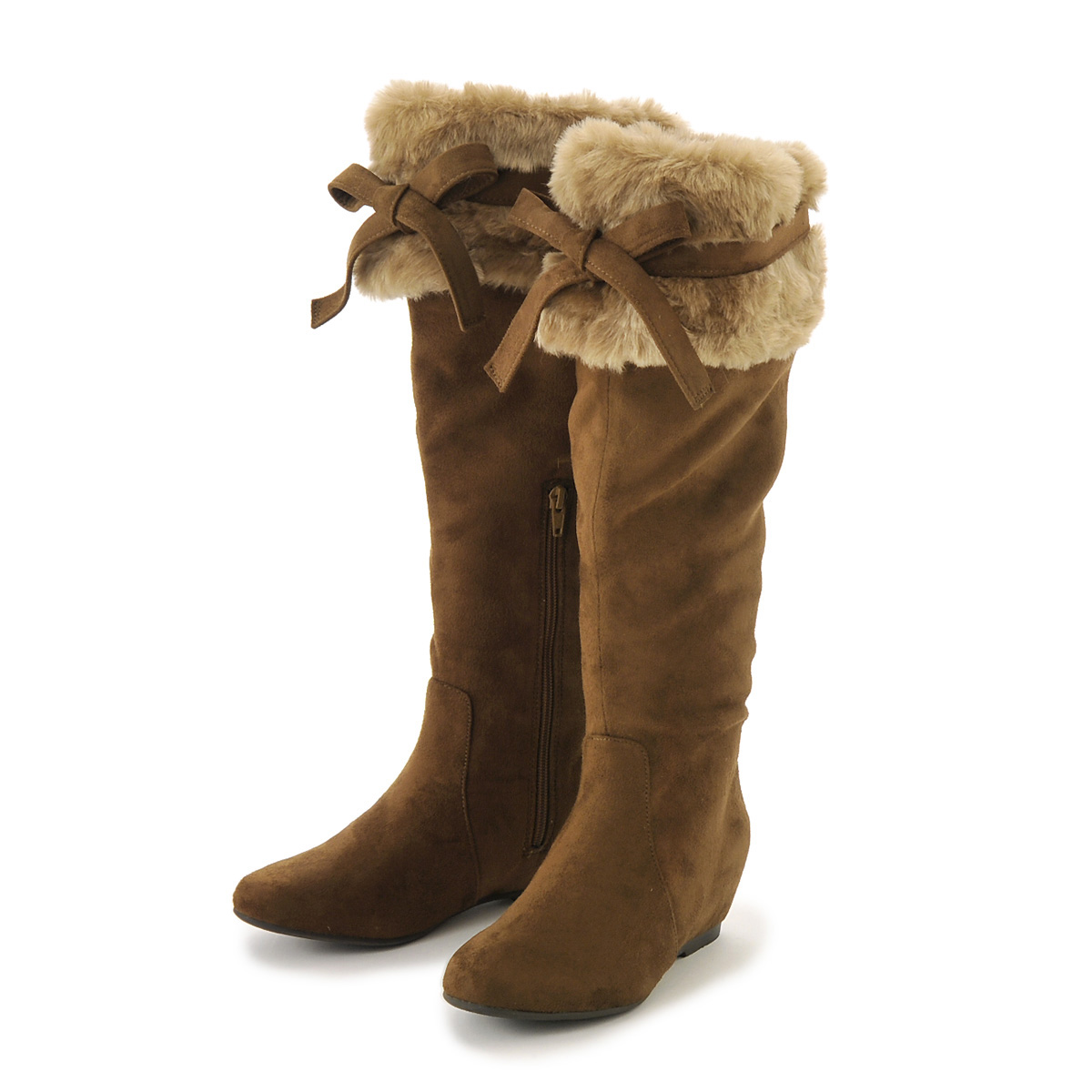 Love フェイクファー リボンが可愛い 4wayニーハイブーツ アンドラブ Love No 5613 Qvc Jp