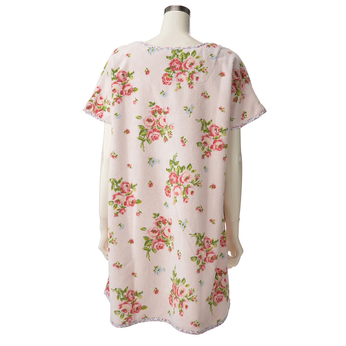 Atelier Equal タオルキャップ付花柄タオルワンピース No Qvc Jp