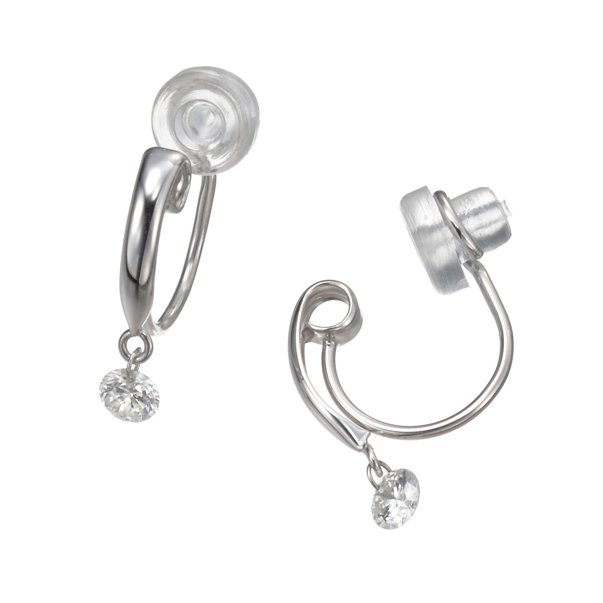 18K スイングダイヤモンド イヤークリップ Ear Clip（イヤークリップ