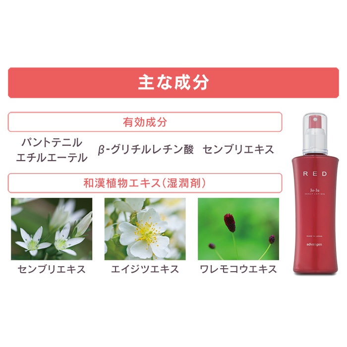 2021セール Jo-Ju RED ジョジュレッド スカルプローションEX 120ml