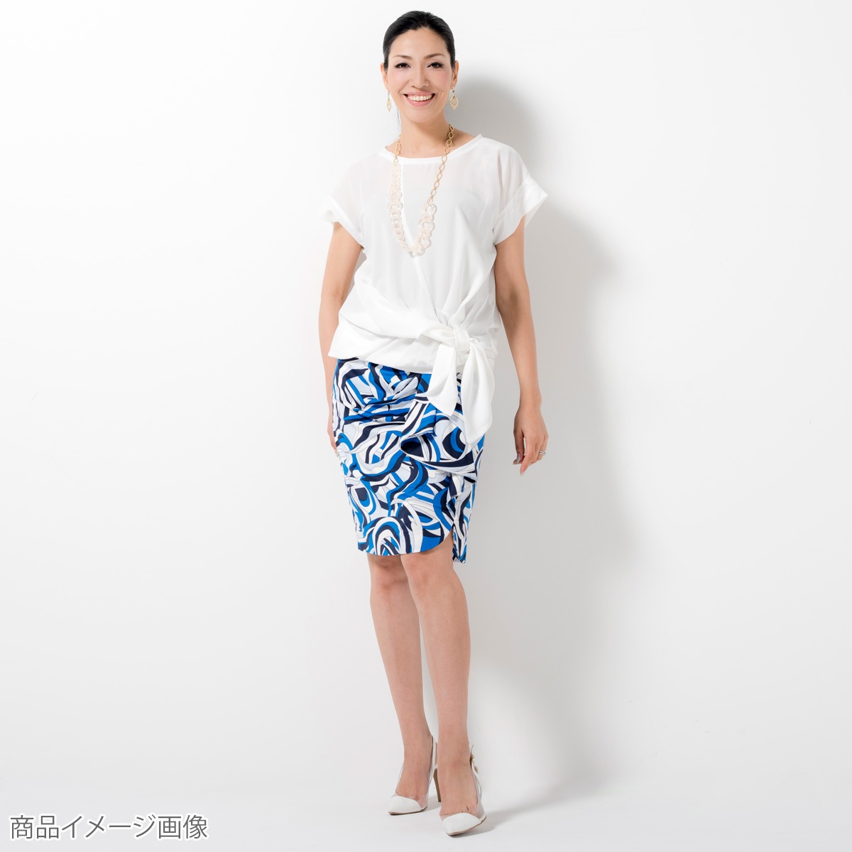 An リュクスな美楽ストレッチ フリルタイトスカート アネラリュクスby Ahn Mika アンミカ No Qvc Jp