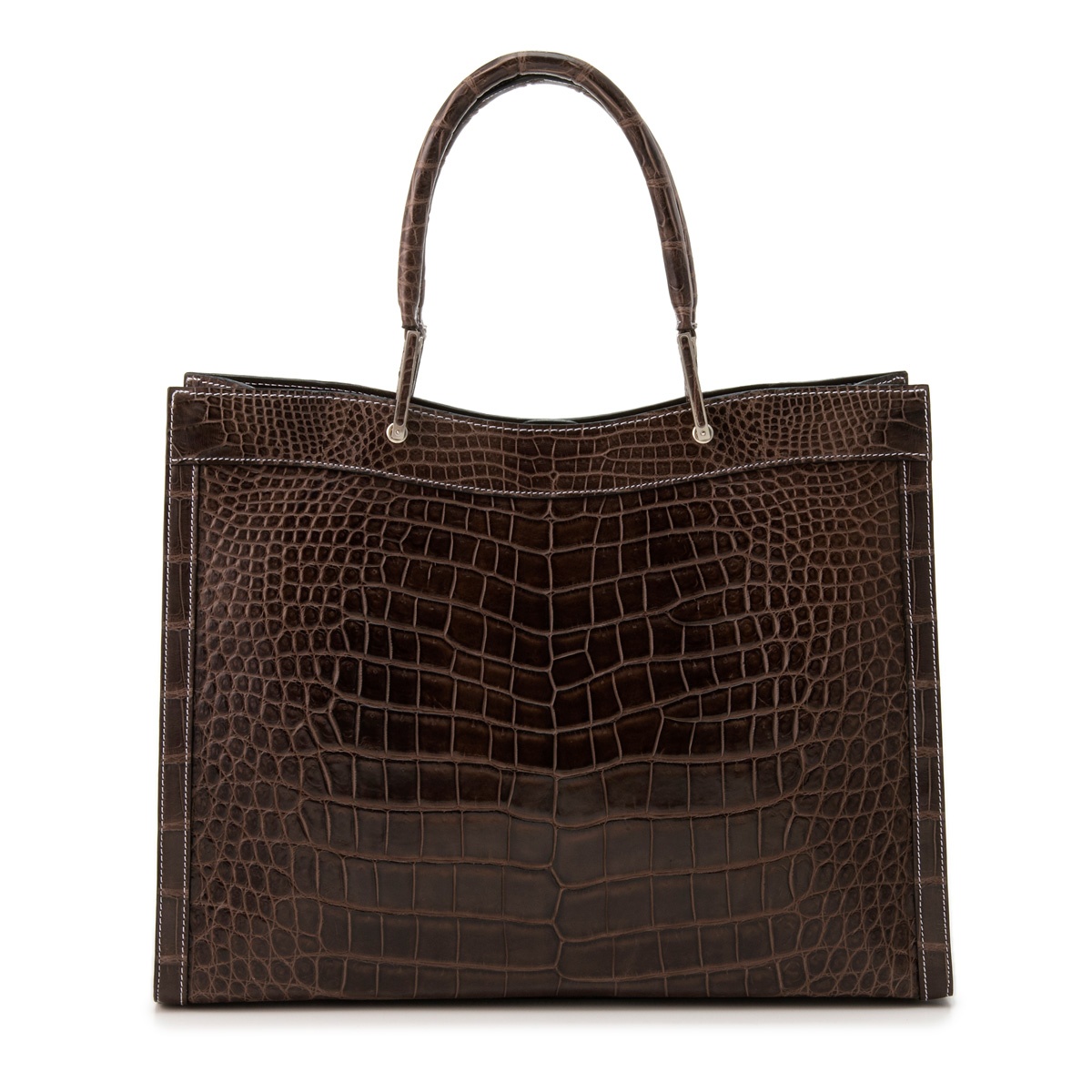 Zao マットシャムクロコダイル ジュディトートバッグ サイミンセス Qvc Jp