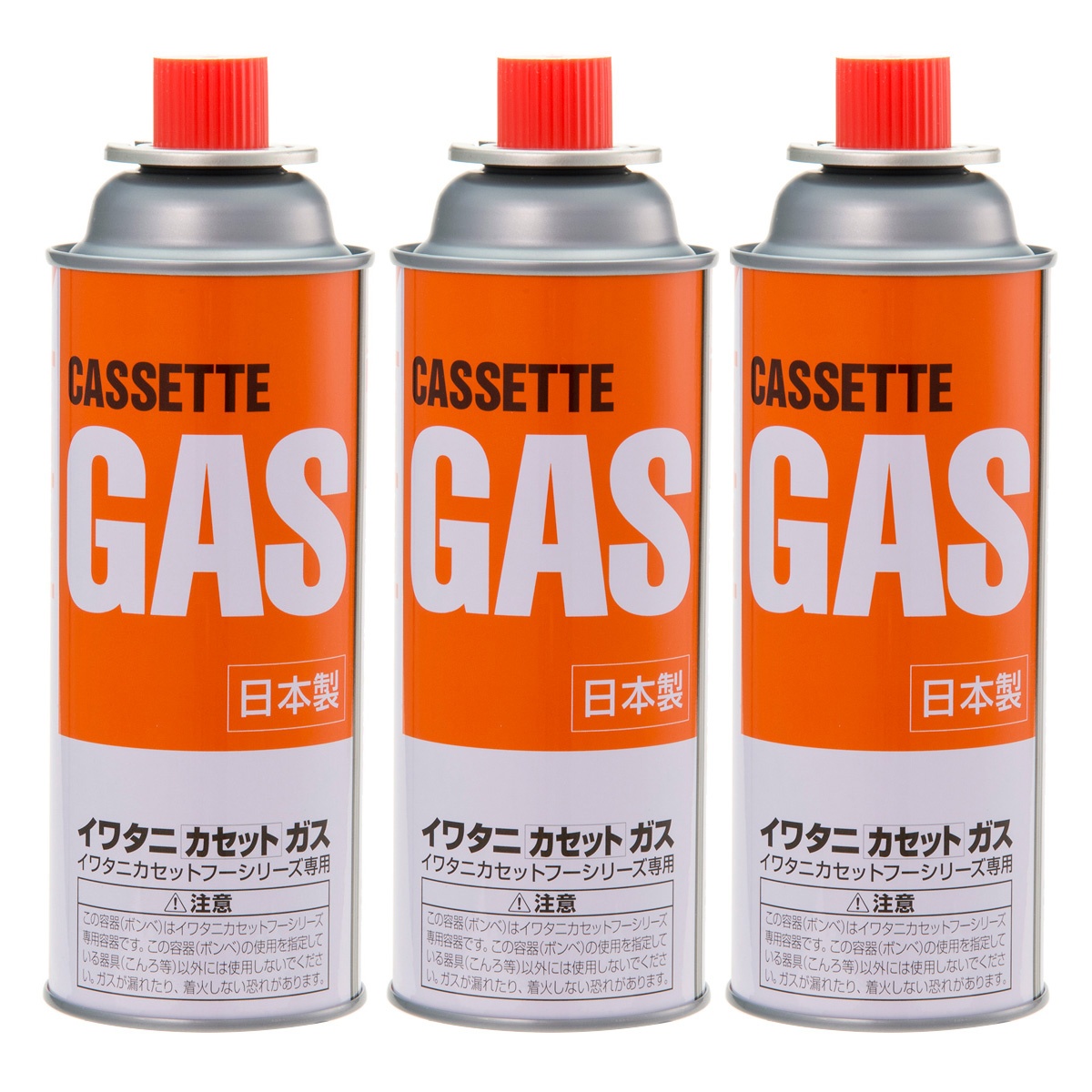 オープニング カセットボンベ 使用ガス:LPG 岩谷産業 液化ブタン オレンジ カセットガス CB-250-OR