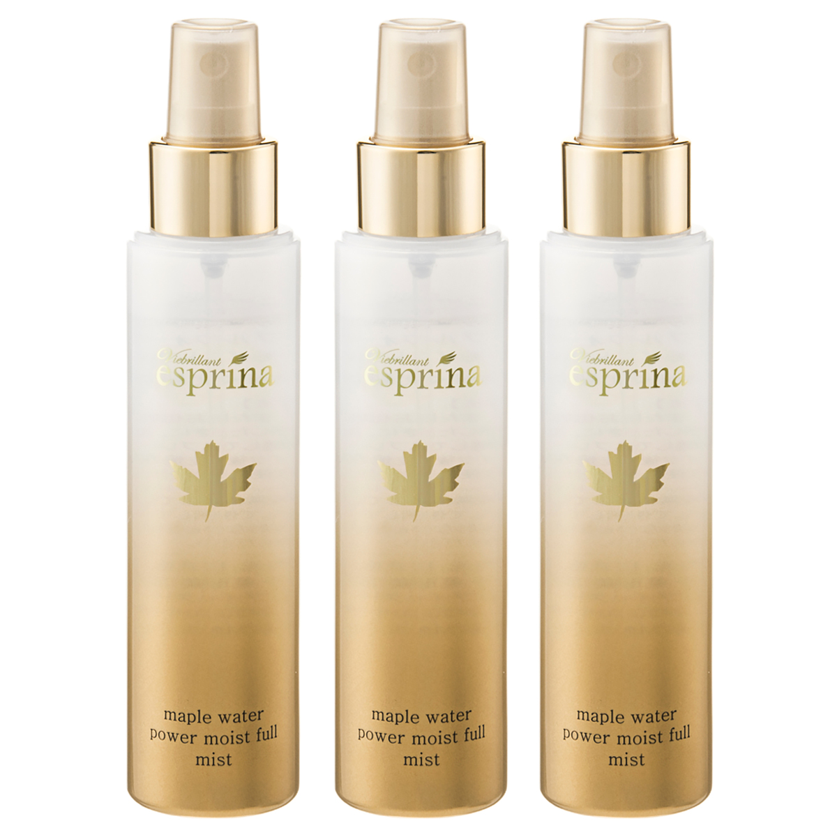 エスプリーナ メープルウォーター パワーモイストフルミスト3本セット ヴィブリアンエスプリーナby Ahn Mika アンミカ No Qvc Jp