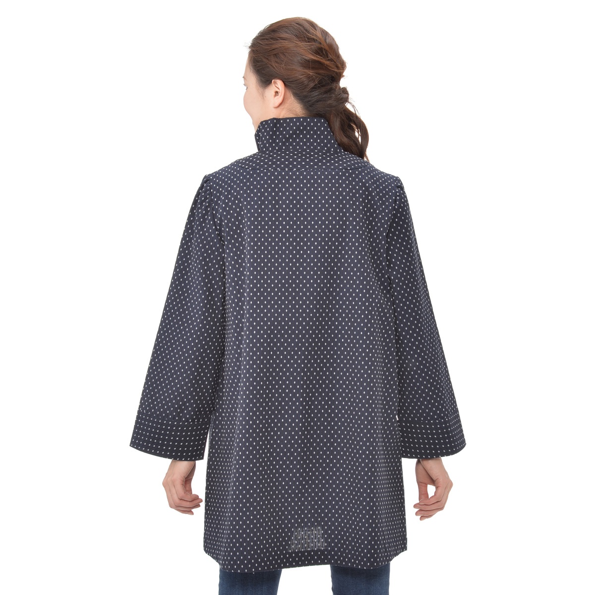 癒しの工房 久留米織ダイヤ柄ジャケット 癒しの工房 No Qvc Jp