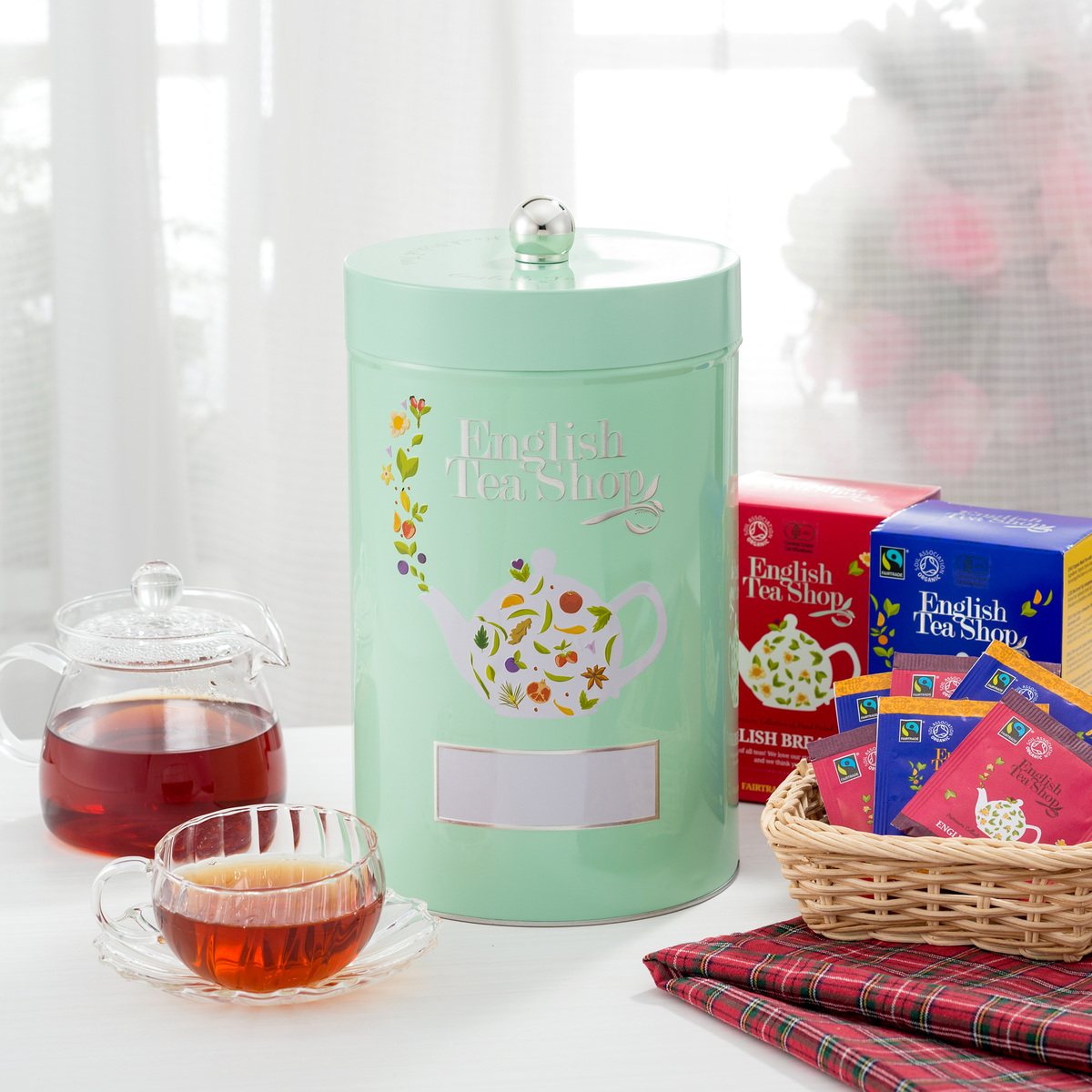 English Tea Shop オリジナル大きな紅茶缶 イングリッシュティーショップ English Tea Shop No Qvc Jp