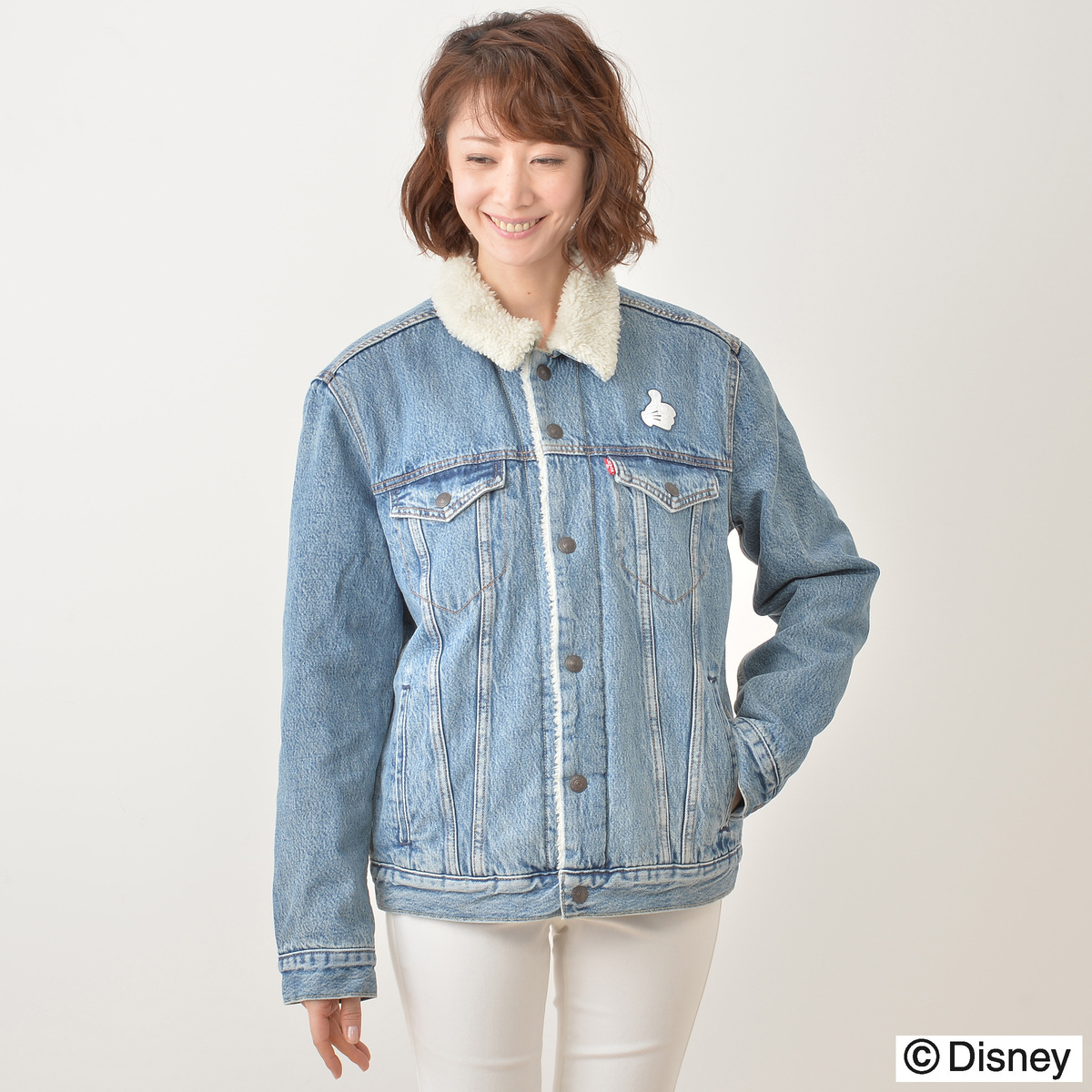 Levis MICKEY 裏ボアデニムジャケット - QVC.jp