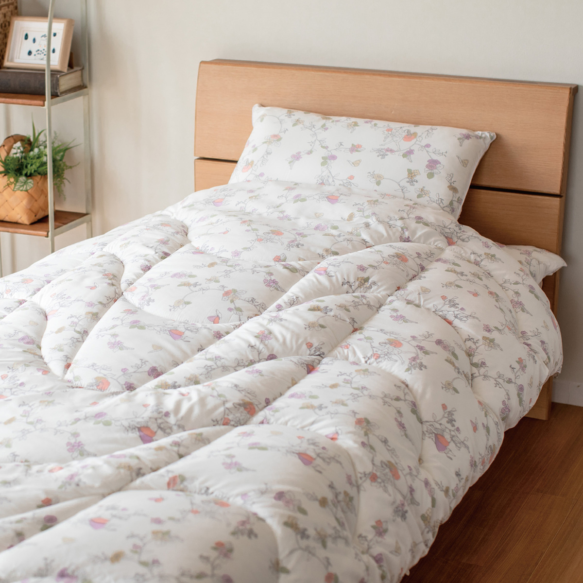 Danfill エンジェルブルーエアリー 掛ふとん シングル キャンディピンク