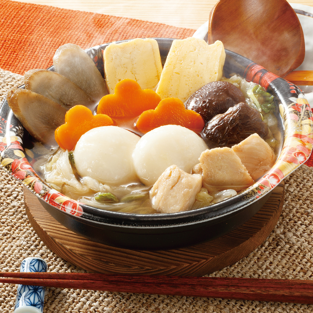具材たっぷり 電子レンジでチンする具雑煮 4食 No Qvc Jp