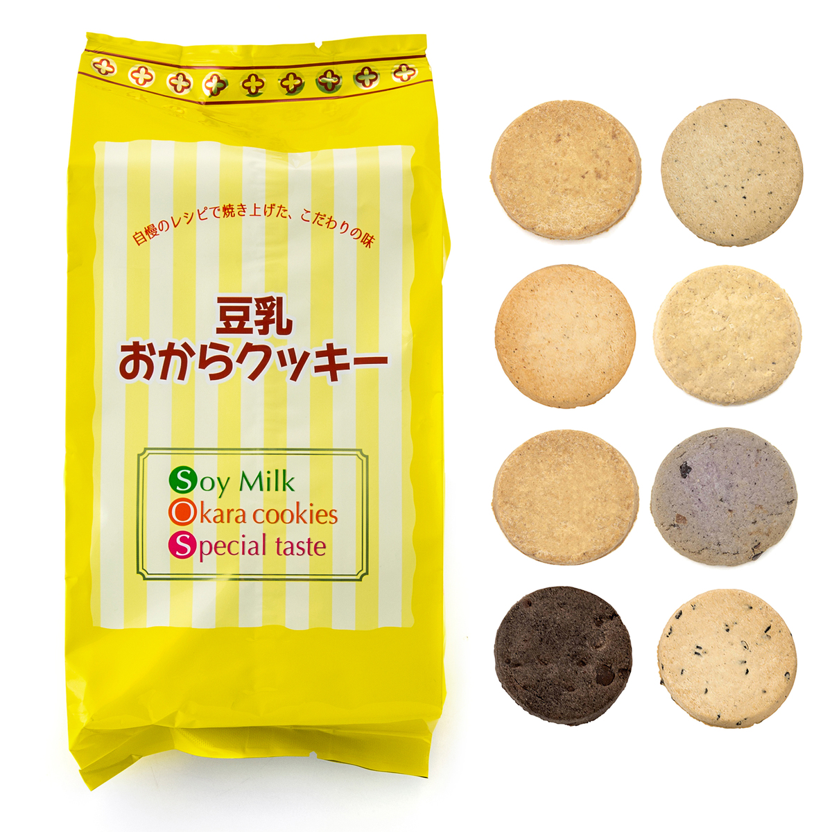 豆乳おからクッキー8味mixセット 300g 3袋 No 6747 Qvc Jp