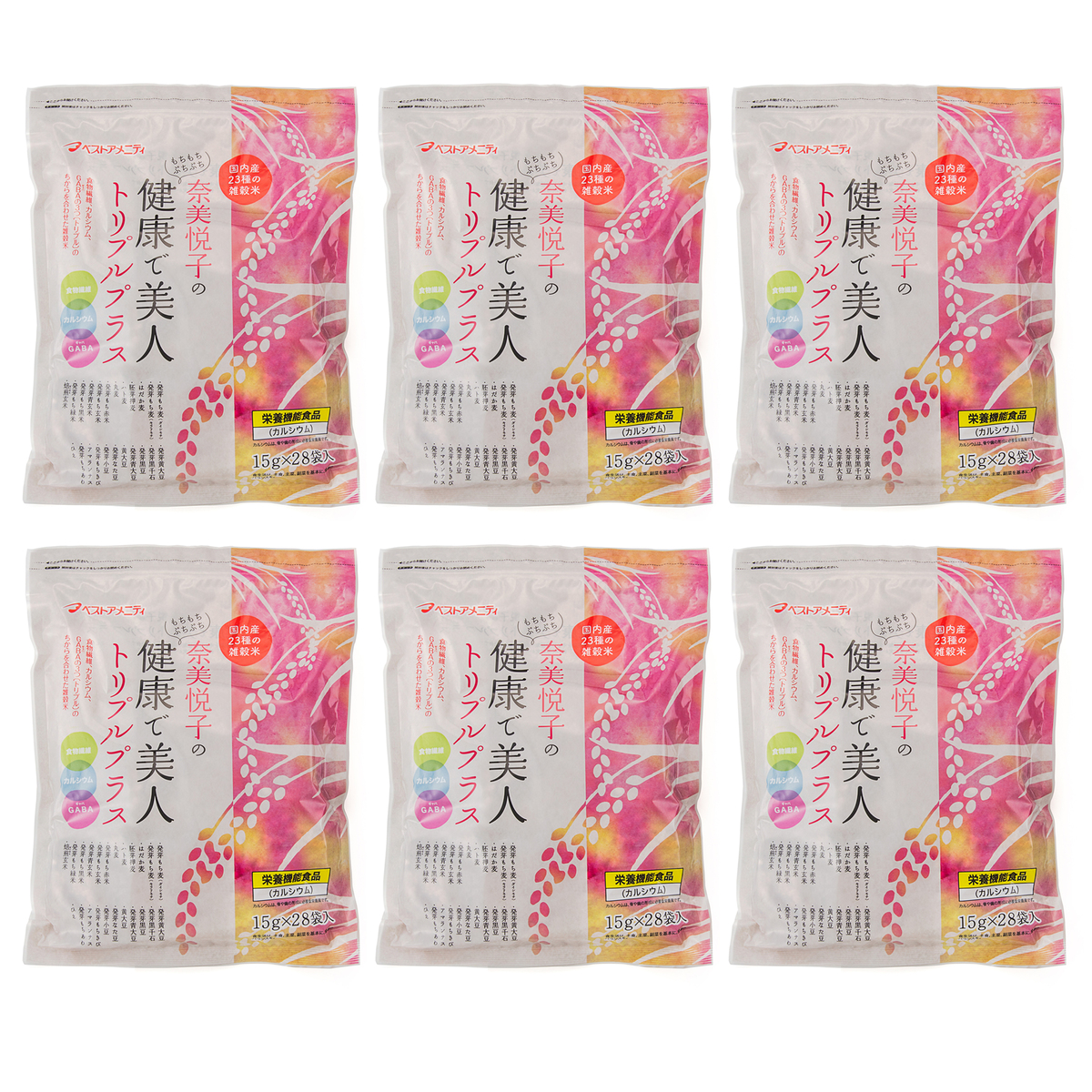 奈美悦子の国内産23種雑穀トリプルプラス 6袋セット No Qvc Jp