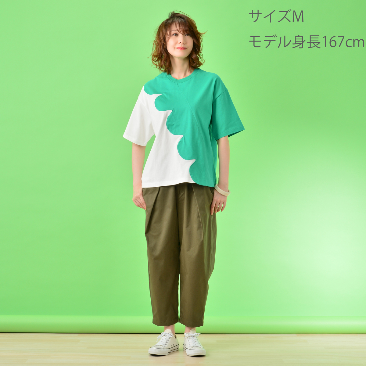 Frapbois スカラップ切替えtシャツ フラボア Frapbois No Qvc Jp