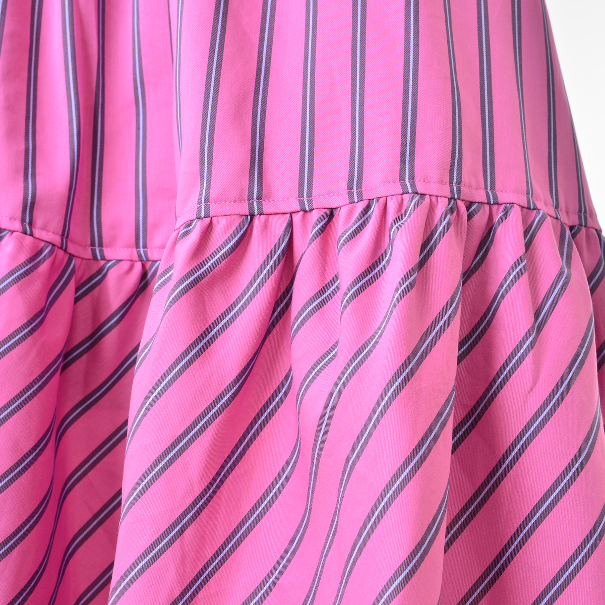 アンドラブ QVC 新品 HAPPYカラーストライプのときめきスカート