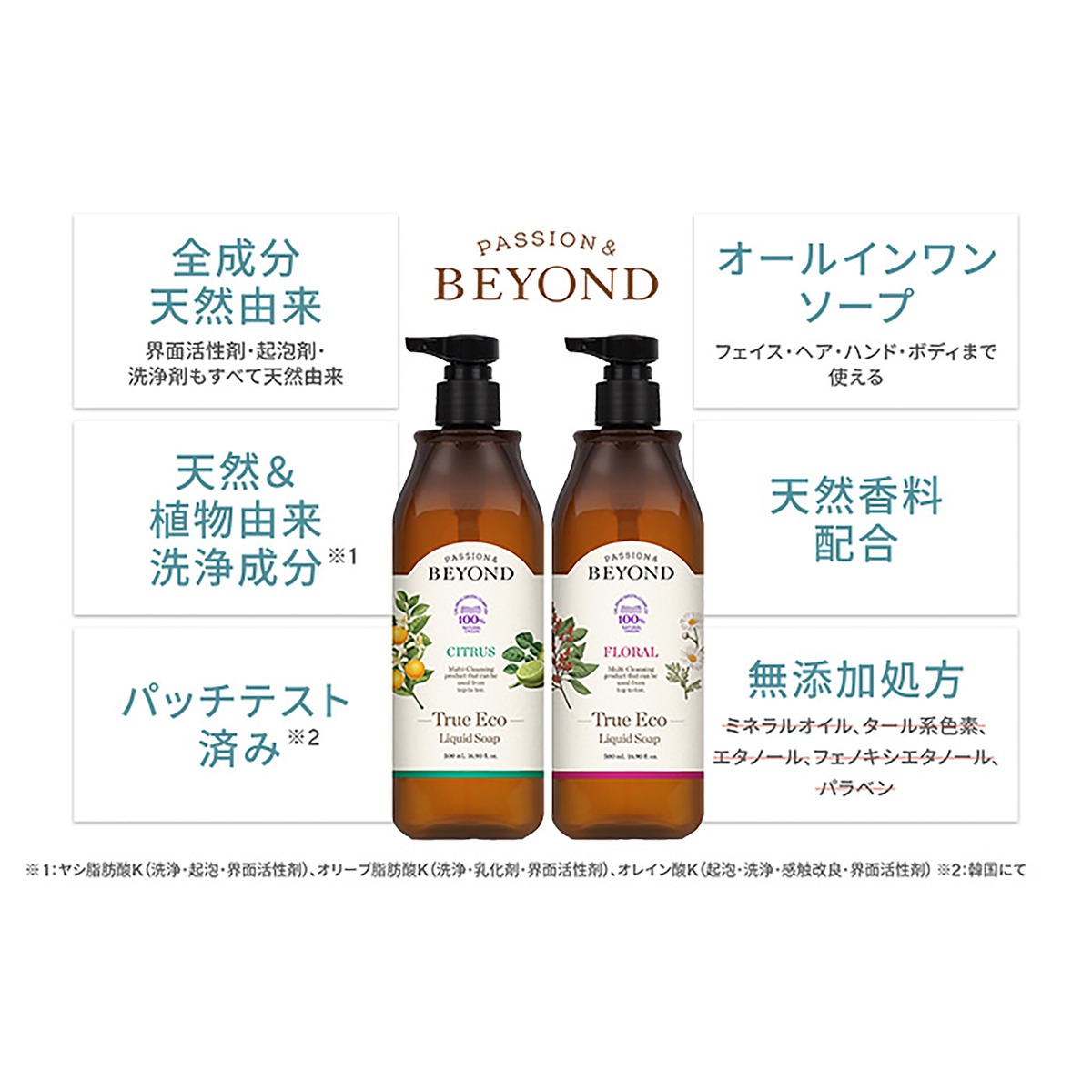 ビヨンド オールインワンソープ フローラルの香り 2本セット ビヨンド Beyond No Qvc Jp