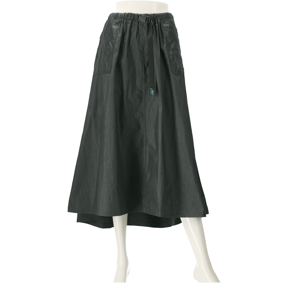 ＜QVCジャパン＞ Okapi フィッシュテールスカート ＜サイズ＞ L ＜カラー＞ ブラック