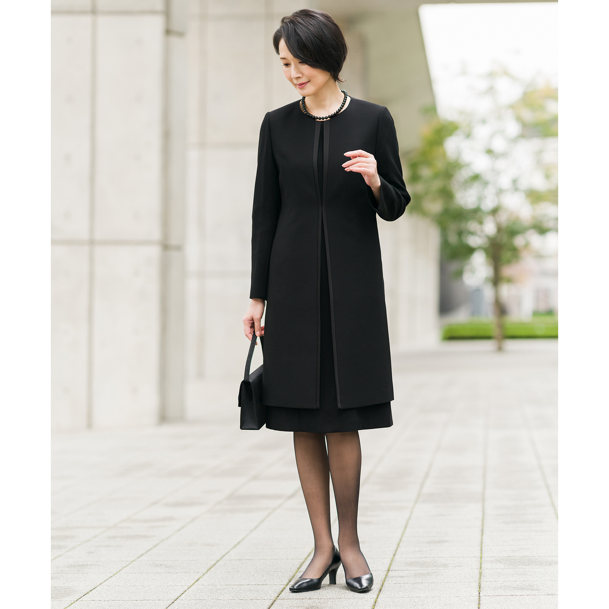 人気TOP 東京ソワール 高級喪服礼服 ブラックフォーマル ワンピース