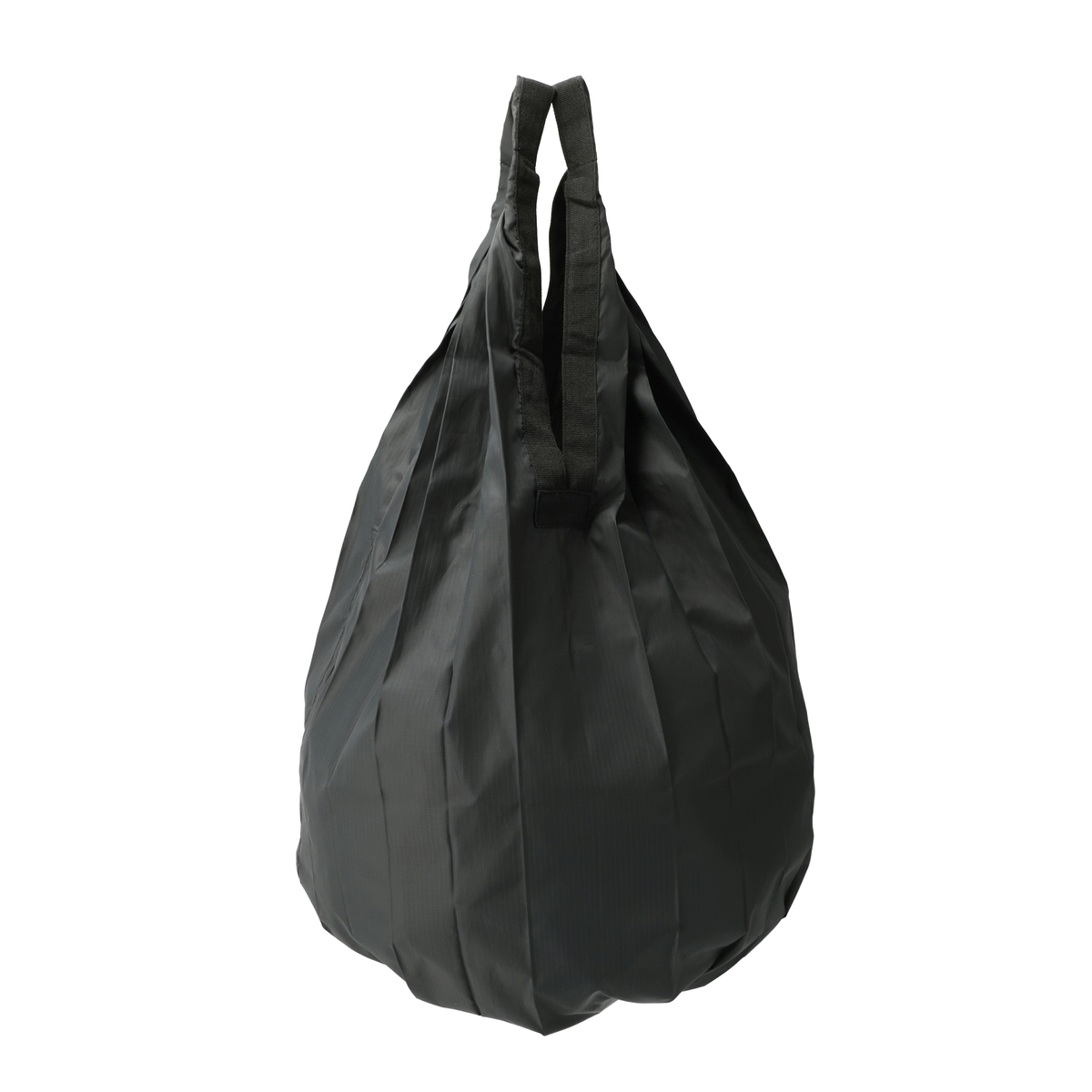 ＜QVCジャパン＞ キレイにたためるバッグ 「Shupatto」ドロップ ＜カラー＞ ブラック画像