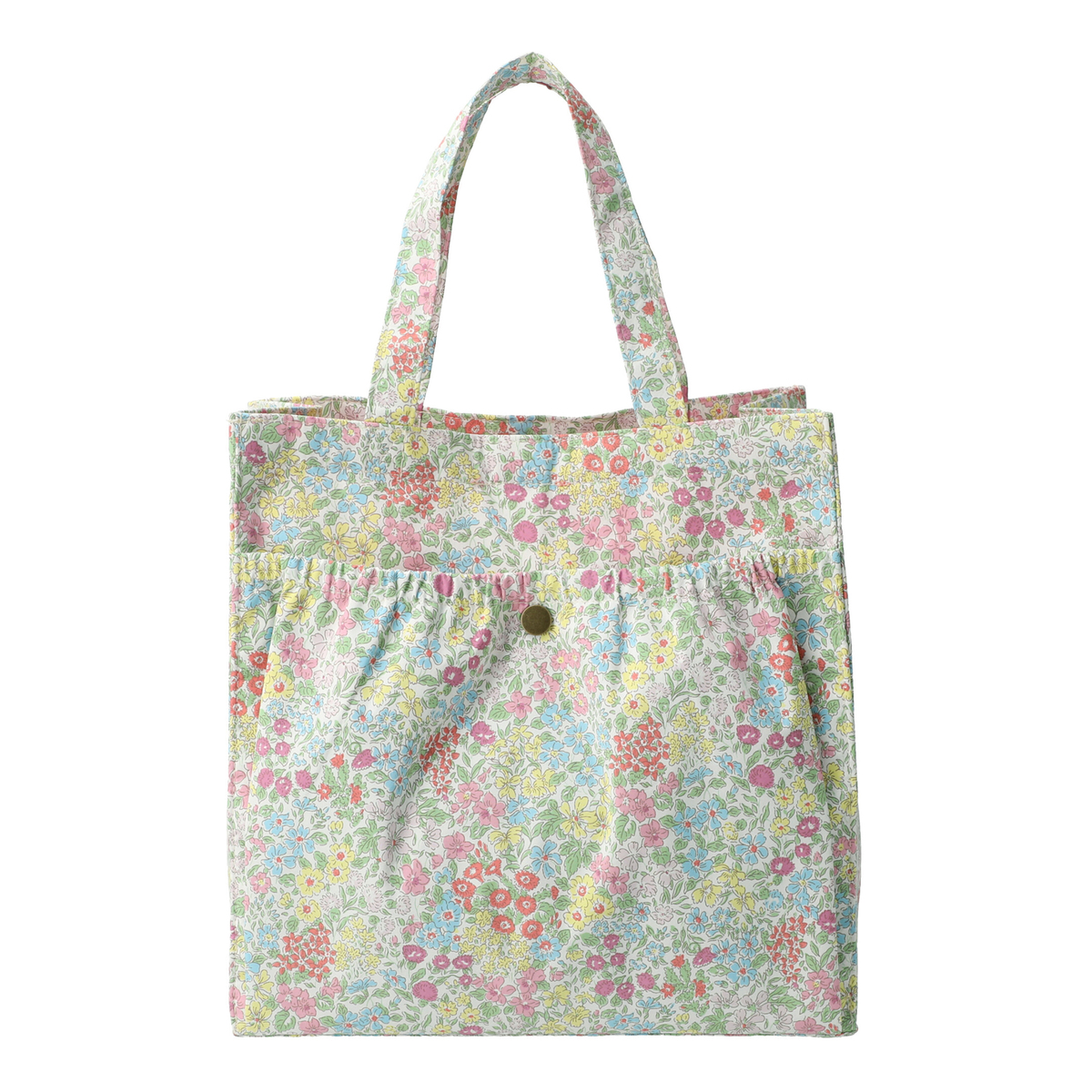 Im リバティプリント ふんわりギャザー トートバッグ インターモードユージングリバティ Intermode Using Liberty No 6801 Qvc Jp