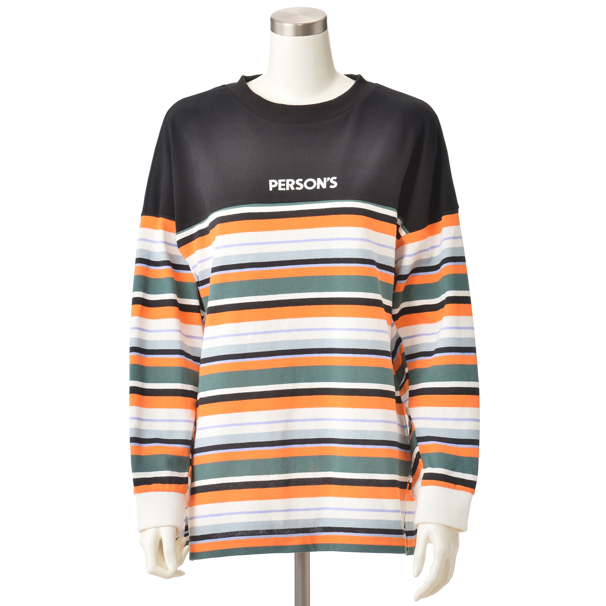 Persons カラフルボーダートップス パーソンズ Persons No 6915 Qvc Jp