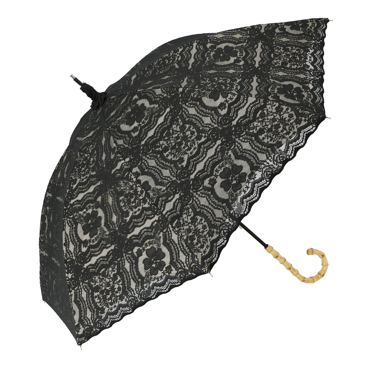 ルナジュメール UV+1級遮光+晴雨兼用2重レースPW長傘