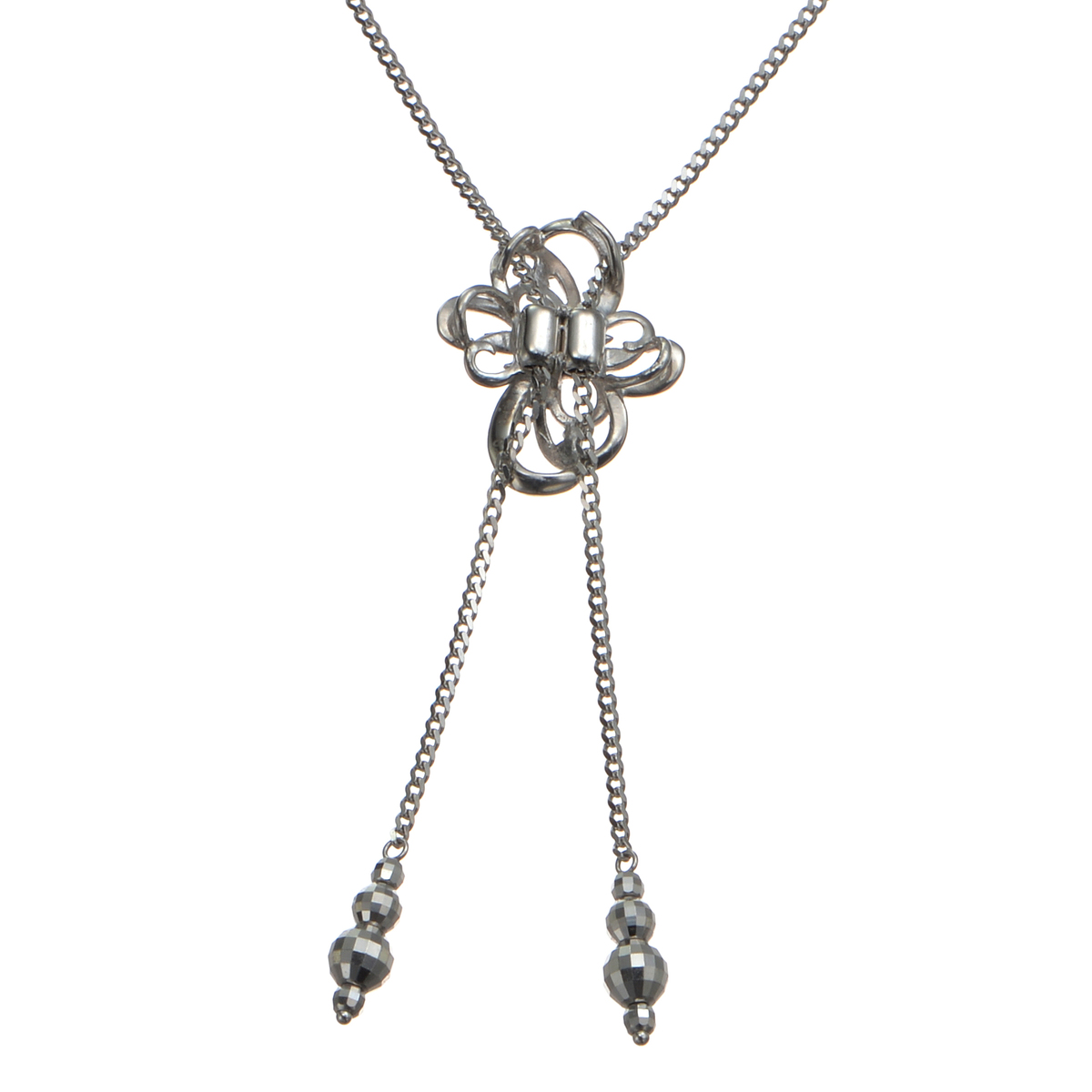 アクセサリ QVC マエストロ 純プラチナ ロゼンジカットチェーン ...