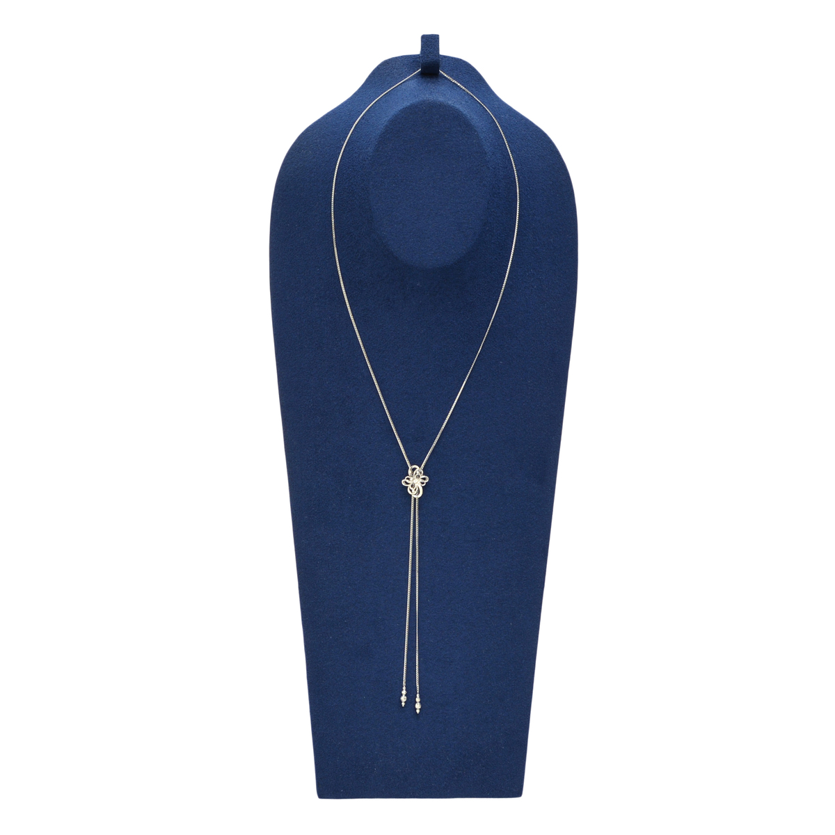 マエストロ 純プラチナ ロゼンジカットチェーン ラリエットネックレス - QVC.jp