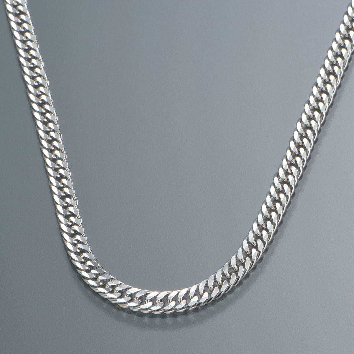 アクセサリ QVC マエストロ 純プラチナ ロゼンジカットチェーン ...